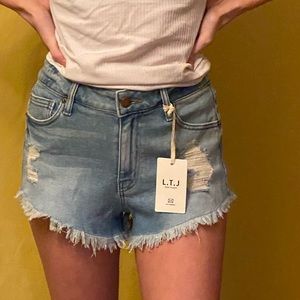 Denim shorts